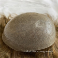 Men's 8x10 6inch Human Hair PU Full Swiss Lace Toupee